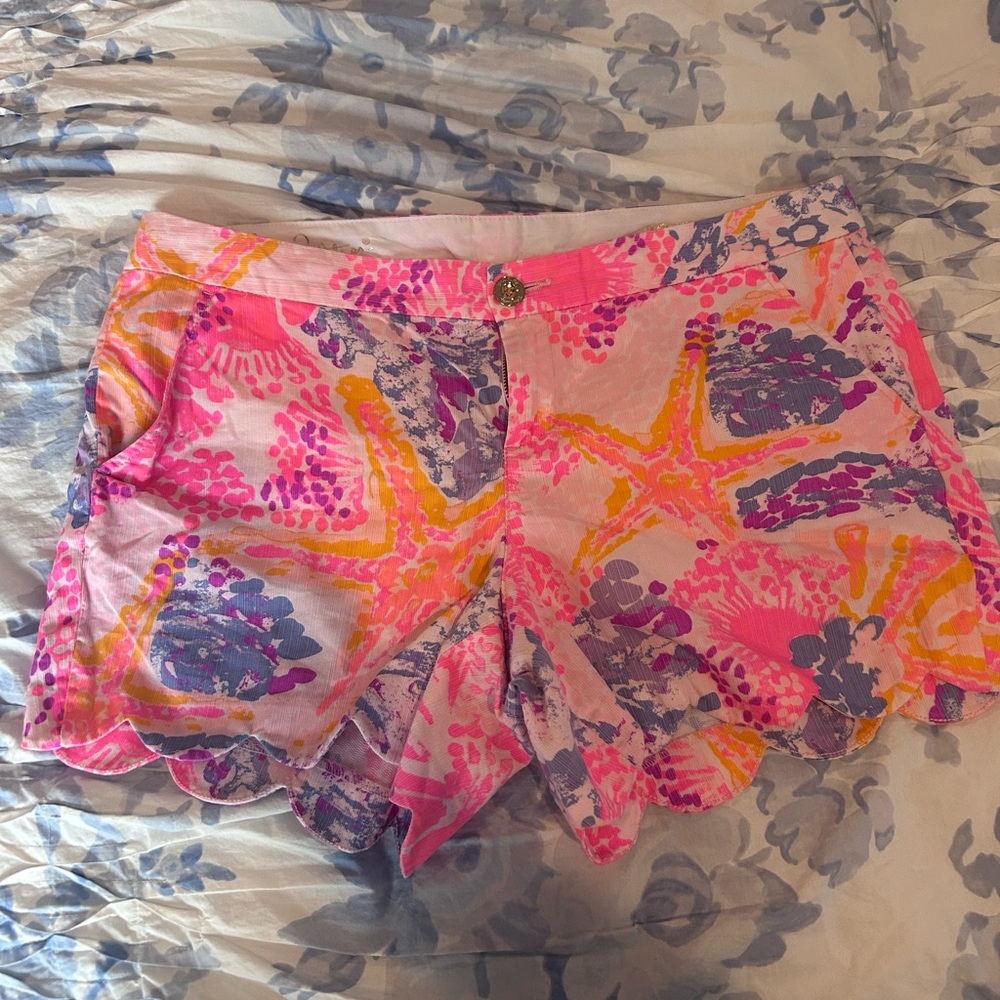 Lilly Pulitzer Pink and Purple Shorts